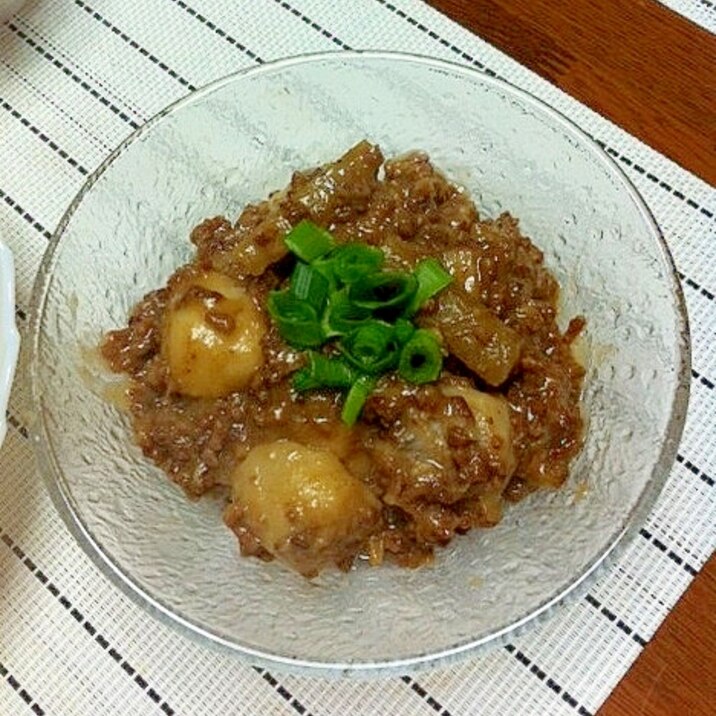 ご飯が進む♪里芋とゴボウの甘辛照り焼き風☆